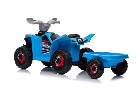 QUAD NA AKUMULATOR XMX630T NIEBIESKI Z PRZYCZEPĄ