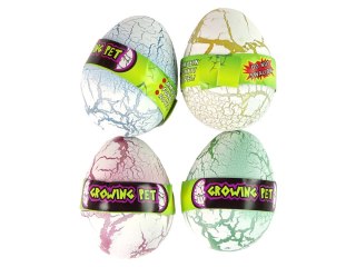WYKLUWAJĄCE SIĘ MAGICZNE JAJKO DINOZAURA ROSNĄCE 6 CM BIAŁE