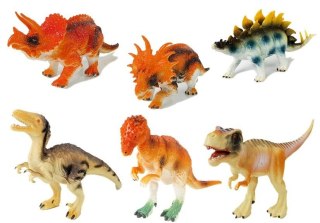 ZESTAW FIGURKI DINOZAURÓW 10 CM 6 SZTUK