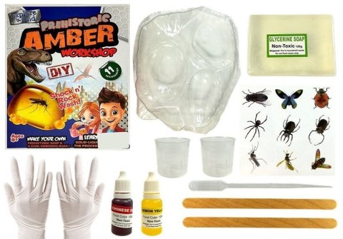 ZESTAW KREATYWNY PREHISTORIA STWÓRZ BURSZTYN OWADY