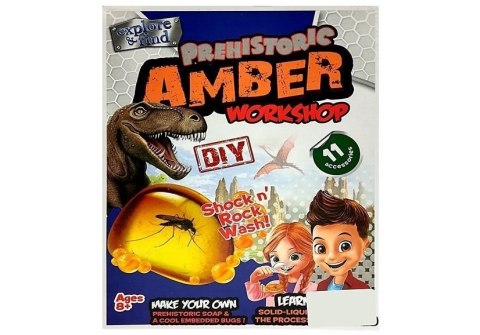 ZESTAW KREATYWNY PREHISTORIA STWÓRZ BURSZTYN OWADY