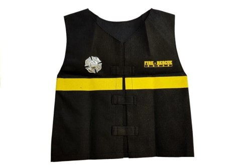 ZESTAW STRAŻACKI NA BATERIE KASK GAŚNICA AKCESORIA CZERWONY