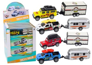 AUTKO TERENOWE Z PRZYCZEPĄ KAMPEREM NAPĘD METALOWE