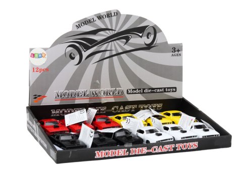 AUTKO Z NAPĘDEM 1:32 ŚWIATŁA DŹWIĘKI METALOWE BIAŁY CZERWONY CZARNY ŻÓŁTY