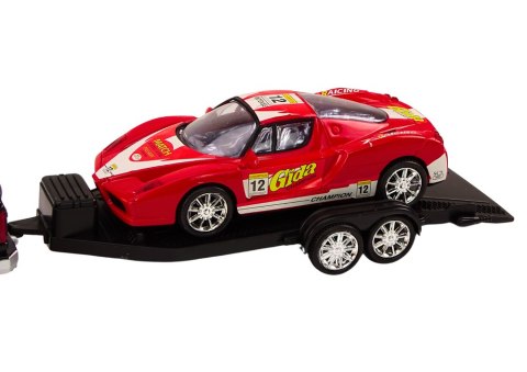 AUTO PICKUP Z LAWETĄ NACZEPĄ AUTO SPORTOWE TERENOWE ZESTAW