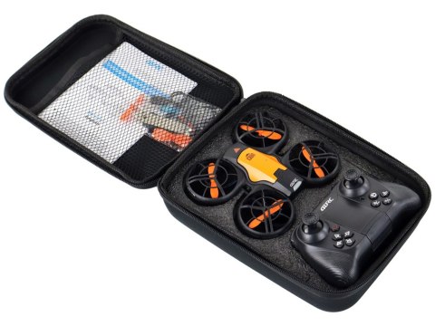 DRON ZDALNIE STEROWANY ŚWIATŁA POKROWIEC POMARAŃCZOWY