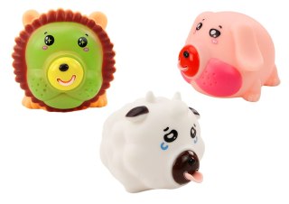 GNIOTEK ZWIERZĄTKA LEW ŚWINKA KROWA FIGURKA ANTYSTRESOWA MIĘKKA MIX