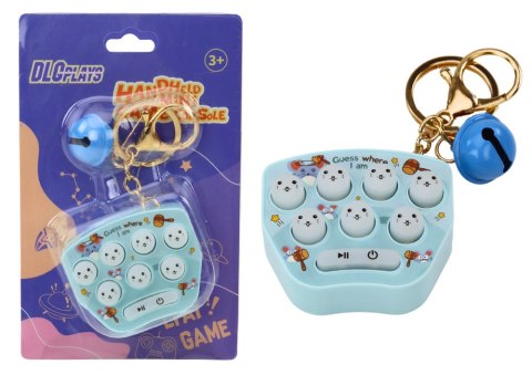GRA ELEKTRONICZNA KIESZONKOWA BRELOK POP IT ZRĘCZNOŚCIOWA NIEBIESKA