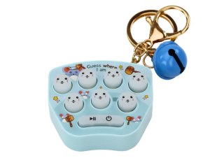 GRA ELEKTRONICZNA KIESZONKOWA BRELOK POP IT ZRĘCZNOŚCIOWA NIEBIESKA