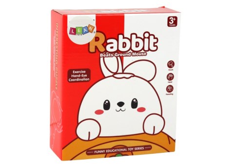 GRA KRÓLIK DO ZBIJANIA MARCHEWKI ZRĘCZNOŚCIOWA WHAC-A-MOLE FIOLETOWA