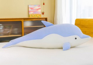 MASKOTKA PLUSZOWY DELFIN NIEBIESKI 30 CM
