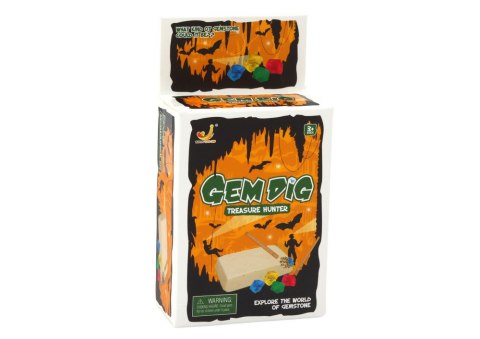 MINI ZESTAW ARCHEOLOGICZNY WYKOPALISKA KRYSZTAŁÓW NARZĘDZIA