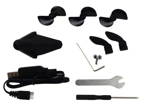 MOTORÓWKA R/C 2,4G ŚWIATŁA 30 KM/H NIEBIESKA