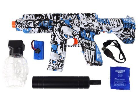 PISTOLET BROŃ KARABIN NA WODĘ NIEBIESKI KULKI WODNE