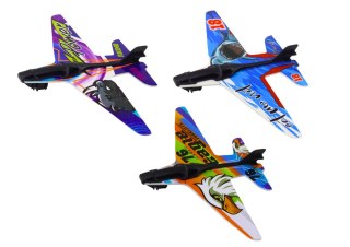 PISTOLET WYRZUTNIA SAMOLOTÓW 3 SAMOLOTY 3 TARCZE POMARAŃCZOWY