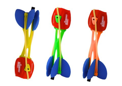 RAKIETA Z PROCĄ DO RZUCANIA PIANKOWA KOLOROWA ODRZUT 25 METRÓW