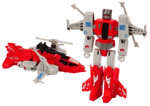 ROBOT-HELIKOPTER 2W1 TRANSFORMACJA X-WARRIOR CZERWONY