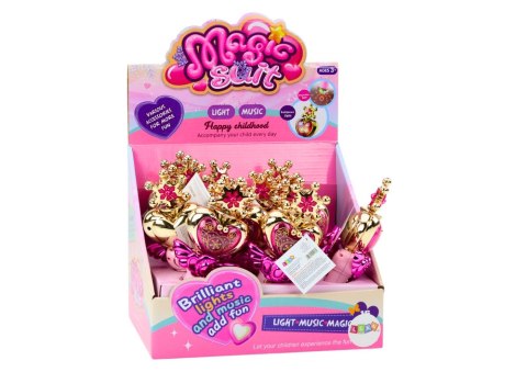 RÓŻDŻKA KSIĘŻNICZKI KOLOROWE ŚWIATŁA DŹWIĘKI RÓŻOWA