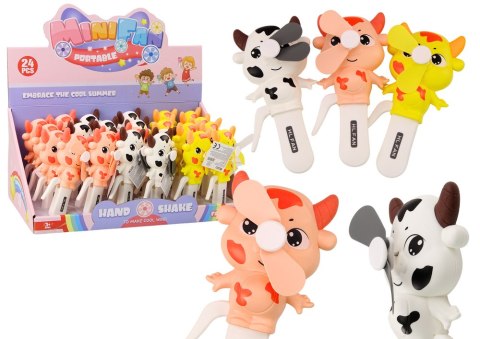 WIATRAK RĘCZNY KRÓWKA MINI WIATRACZEK DLA DZIECI 3 KOLORY