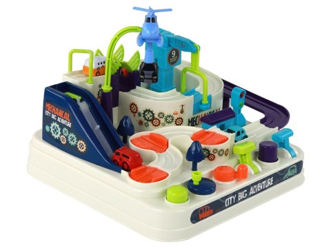 ZESTAW INTERAKTYWNY TOR PRZESZKÓD DLA SAMOCHODZIKÓW KOLOROWY