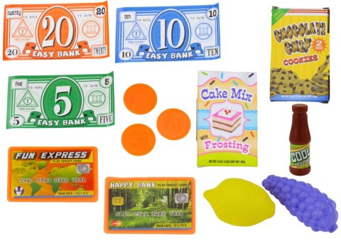 ZESTAW SKLEP Z PĄCZKAMI CUKIERNIA KASA FISKALNA MIKROFALA