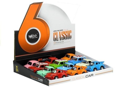 AUTKO KLASYCZNE POJAZD METALOWE Z DŹWIĘKIEM MIX