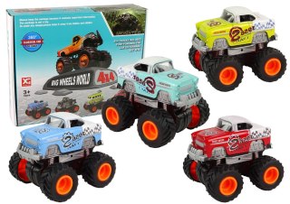 AUTO 4X4 KLASYCZNY MODEL NA DUŻYCH KOŁACH 4 KOLORY