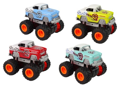 AUTO 4X4 KLASYCZNY MODEL NA DUŻYCH KOŁACH 4 KOLORY