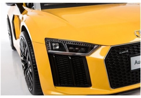 AUTO NA AKUMULATOR AUDI R8 SPYDER ŻÓŁTY