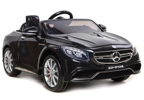 AUTO NA AKUMULATOR MERCEDES S63 AMG CZARNY LAKIEROWANY