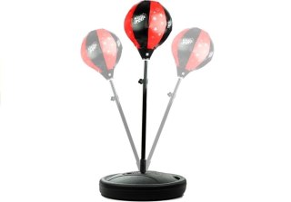 DUŻY ZESTAW BOKSERSKI + RĘKAWICE GRUSZKA STOJAK