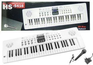 ELEKTRYCZNE PIANINKO Z MIKROFONEM USB