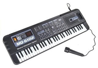 KEYBOARD MQ-6102 61 KLAWISZY MIKROFON DO NAUKI
