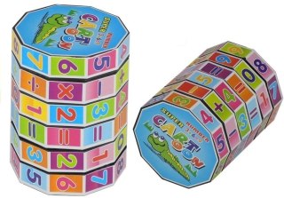 KOSTKA EDUKACYJNA WALEC MATEMATYCZNY UKŁADANKA