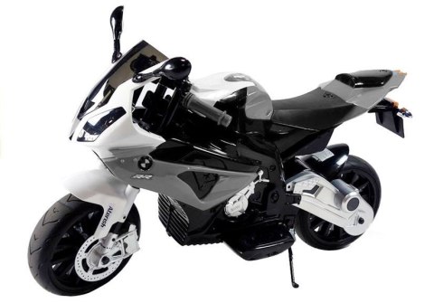 MOTOCYKL MOTOR NA AKUMULATOR BMW S1000RR SREBRNY