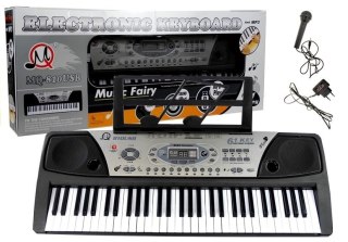 ORGANY KEYBOARD + MIKROFON ZASILACZ MQ-810 MP3