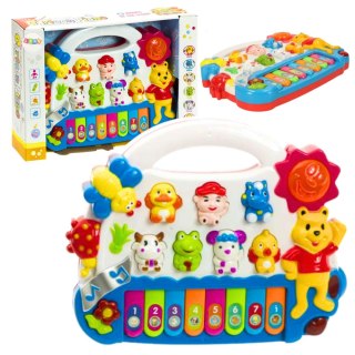 PIANINKO DLA MALUSZKA ODGŁOSY ZWIERZĄT 2 KOLORY