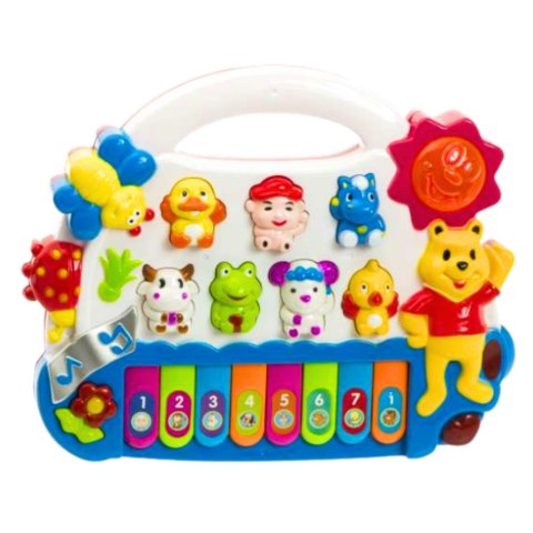 PIANINKO DLA MALUSZKA ODGŁOSY ZWIERZĄT 2 KOLORY