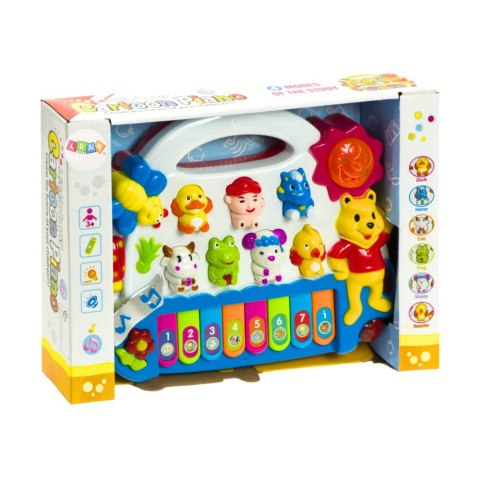 PIANINKO DLA MALUSZKA ODGŁOSY ZWIERZĄT 2 KOLORY