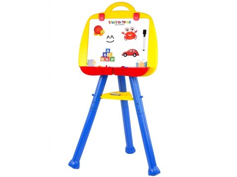 TABLICA MAGNETYCZNA STOJĄCA PISAK MAGNES NIEBIESKA