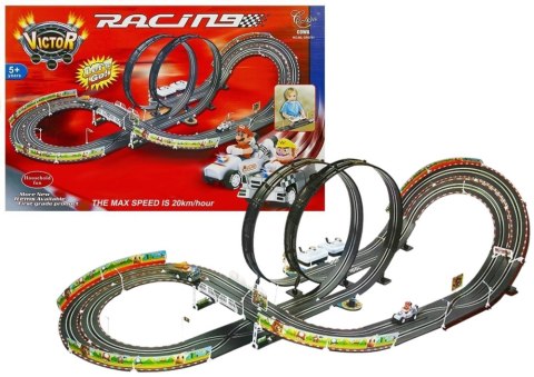 TOR SAMOCHODOWY + 2 AUTA MARIO RC 452CM 20KM/H