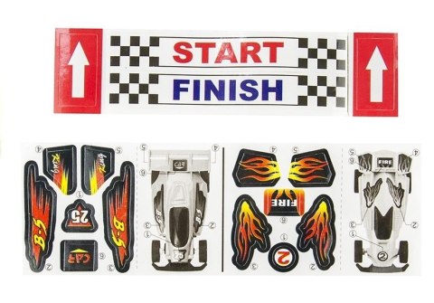 TOR SAMOCHODOWY TRACK RACING DWA AUTA 565 CM