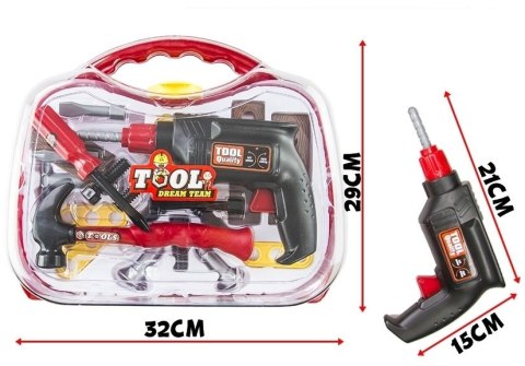 ZESTAW NARZĘDZI W WALIZCE DLA MAJSTERKOWICZA 22 EL