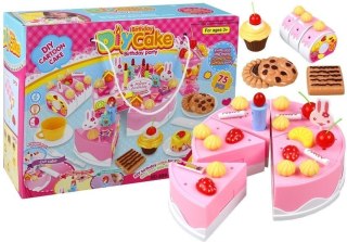 ZESTAW PRZYJĘCIE URODZINOWE TORT DO KROJENIA DESER