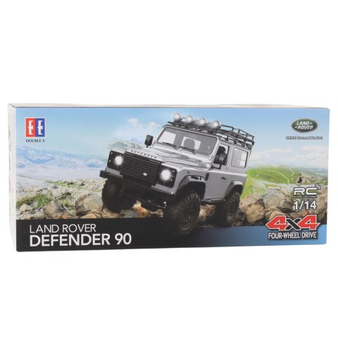 AUTO TERENOWE ZDALNIE STEROWANE RC LAND ROVER DEFENDER 90 CZERWONY 1:14
