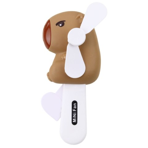 WIATRACZEK KAPIBARA RĘCZNY WENTYLATOR DLA DZIECI 14,5CM MIX