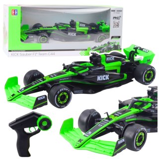 WYŚCIGÓWKA ZDALNIE STEROWANA RC SAUBER F1 C44 CZARNO-ZIELONA 1:16