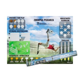 Zdrapka Piłkarza Sprintigo - piłkarski prezent pod choinkę dla chłopca