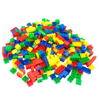 Klocki Konstrukcyjne Przestrzenne W Kuferku Kolorowe 126 el.