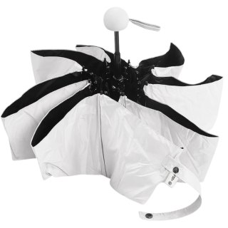 Parasolka Kieszonkowa Składana z Ochroną UV UPF 50+ Etui Szara 90 cm
